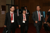 The representative delegation from the Shanghai Baosteel Group Corporation